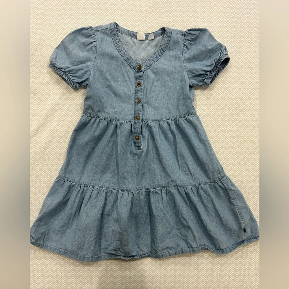 GAP Chambray Buttoned Girls Dress